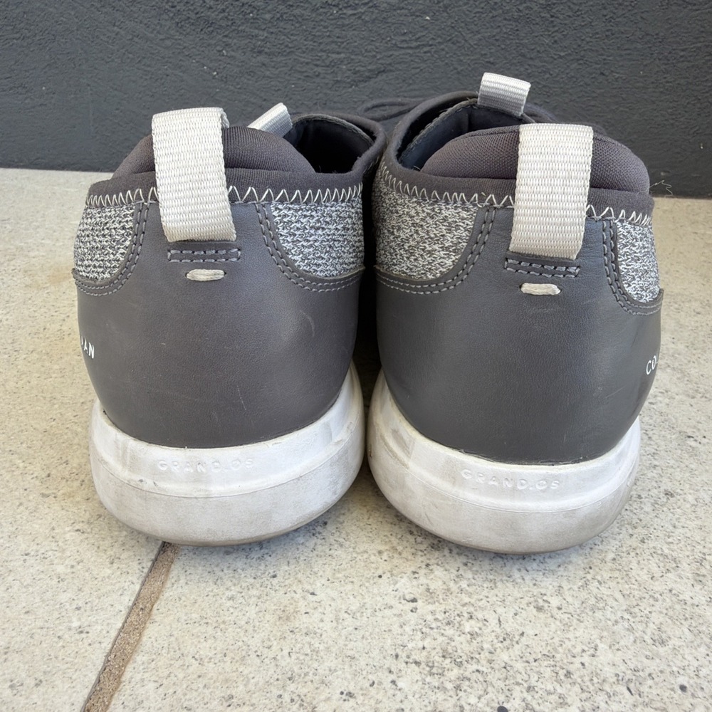 Mens Cole Haan GrandPlus Essex Distance Knit Oxford Nimbus Cloud Gray 13M - Picture 7 of 8